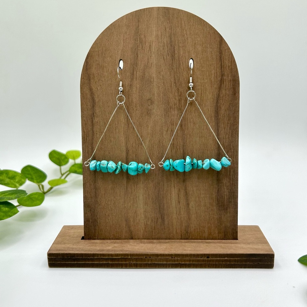 Western Triangle Earrings